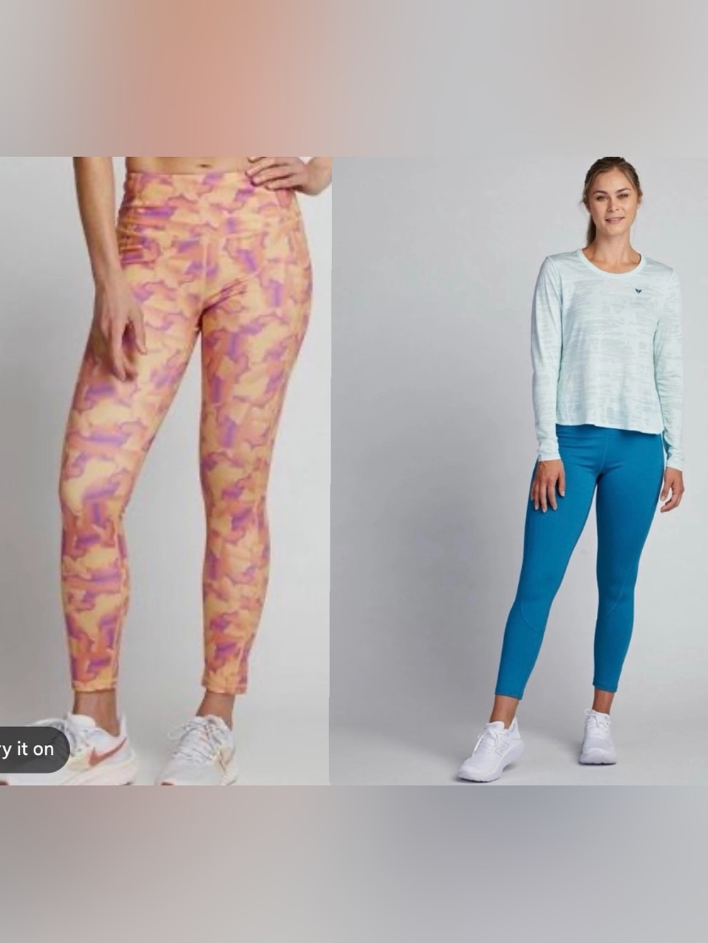 TWO WOMEN'S KORSA ACCELERATE 7/8 TIGHT